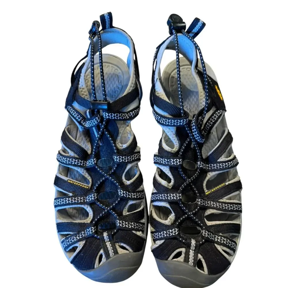 Keen Willow Waterproof Women's Size 10 Black Athletic Strappy Sandals